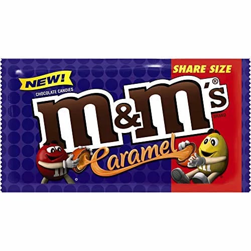 M&Ms драже 80.2гр CARAMEL вкус карамели — фото 1