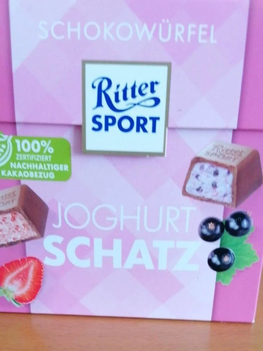 набор конфет RITTER SPORT 176г JOGHURT SCHATZ — фото 1