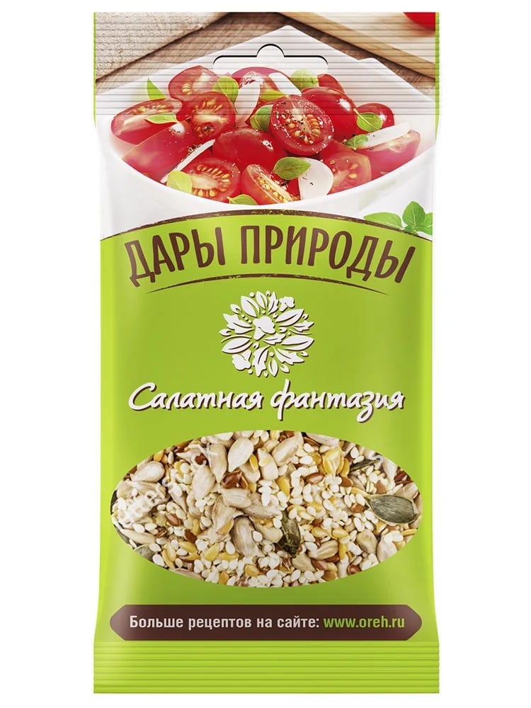 ДАРЫ ПРИРОДЫ смесь салатная с кунжутом 50г
