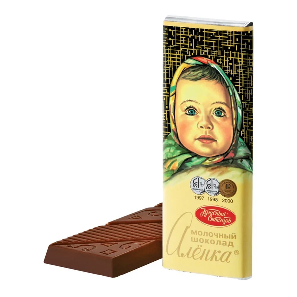 АЛЕНКА молочный шоколад 20г КРАСНЫЙ ОКТЯБРЬ
