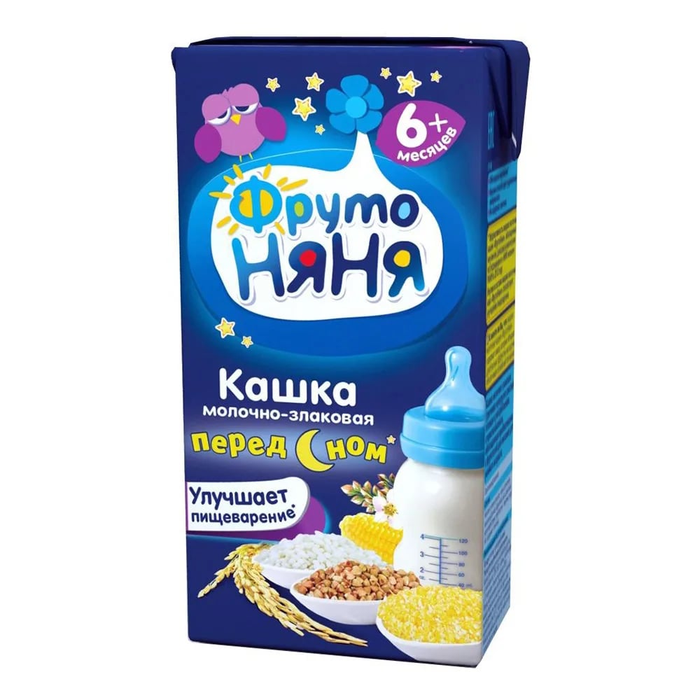 ФРУТОНЯНЯ кашка 0,2л молочная мультизлаковая — фото 1
