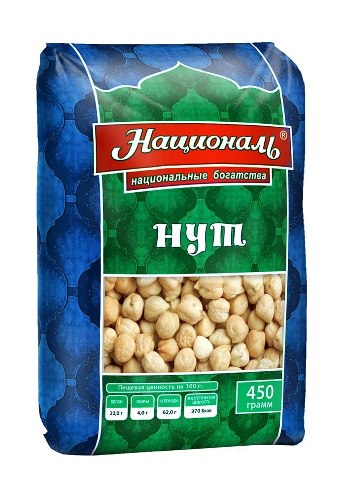 НАЦИОНАЛЬ крупа 450г НУТ