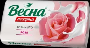 мыло ВЕСНА 90г РОЗА — фото 1