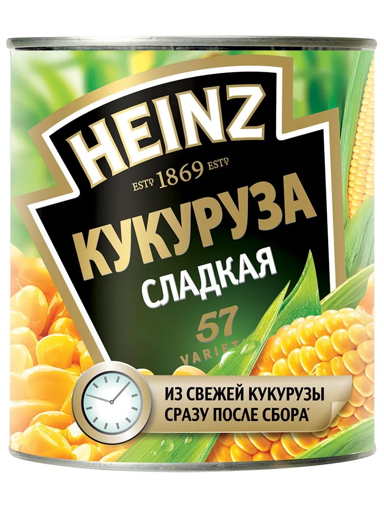 HEINZ кукуруза сладкая 340 гр.