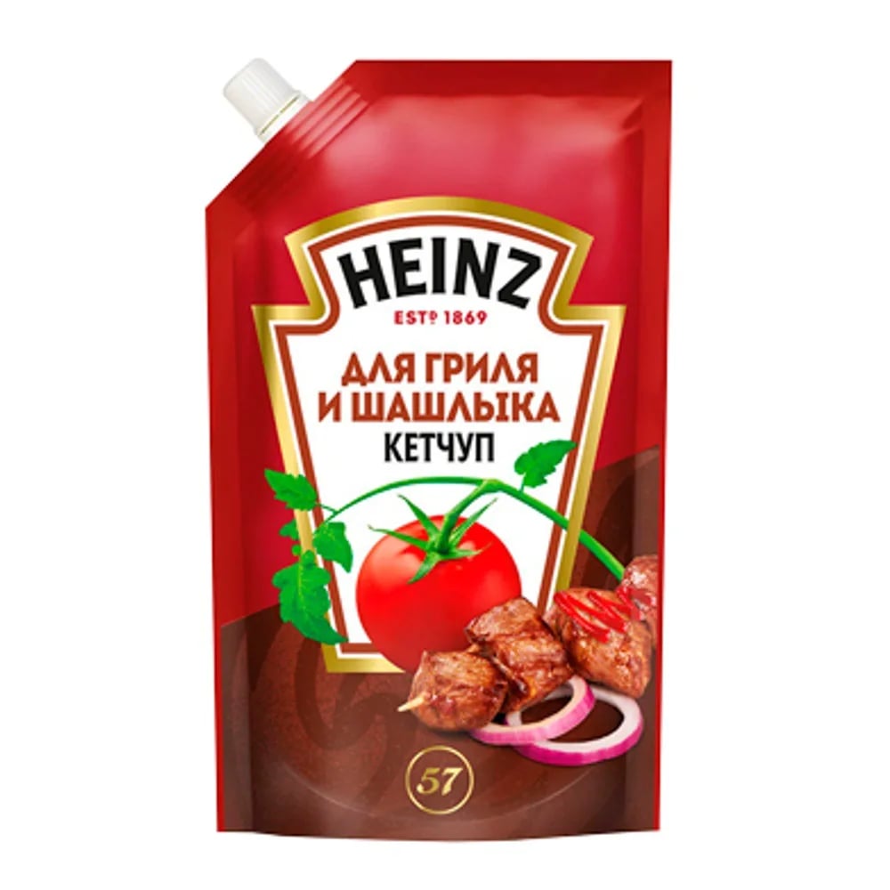 HEINZ кетчуп 320г ДЛЯ ГРИЛЯ И ШАШЛЫКА — фото 1