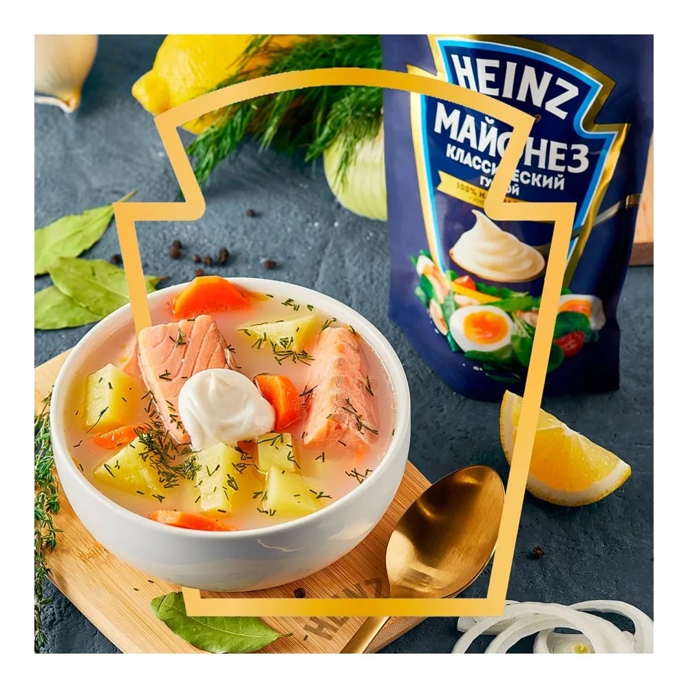 HEINZ майонез 300г КЛАССИЧЕСКИЙ ГУСТОЙ с кр.