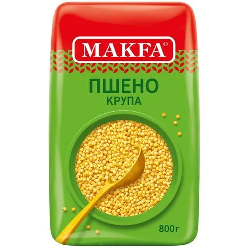 МАКФА крупа ПШЕНО 800г шлифованное