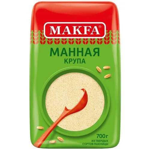 МАКФА крупа МАННАЯ 700г ГОСТ — фото 1