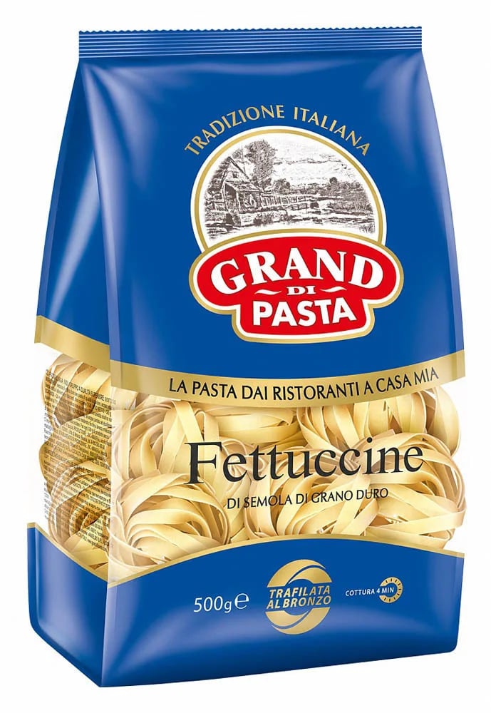 GRAND DI PASTA макароны 500г ФЕТТУЧИНЕ гнезда — фото 1