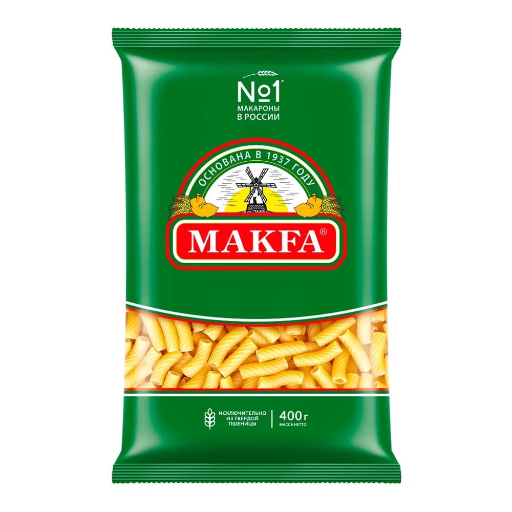МАКФА макароны 400г РОЖКИ