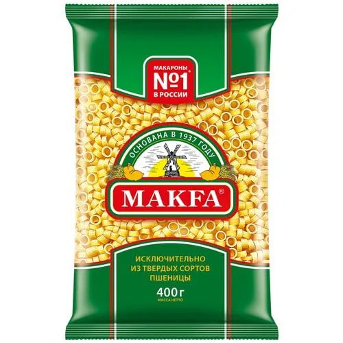 МАКФА макароны 400г КОЛЬЦА