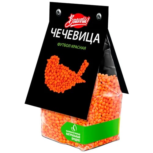 чечевица КРАСНАЯ ФУТБОЛ 350г ЯРМАРКА — фото 1