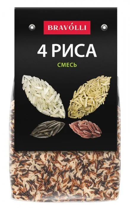 смесь 4 РИСА 350г Bravolli!