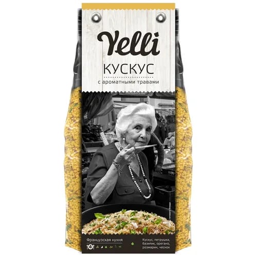 кускус С АРОМАТНЫМИ ТРАВАМИ 250г Yelli