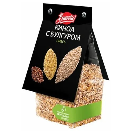 смесь КИНОА С БУЛГУРОМ 350г ЯРМАРКА — фото 1