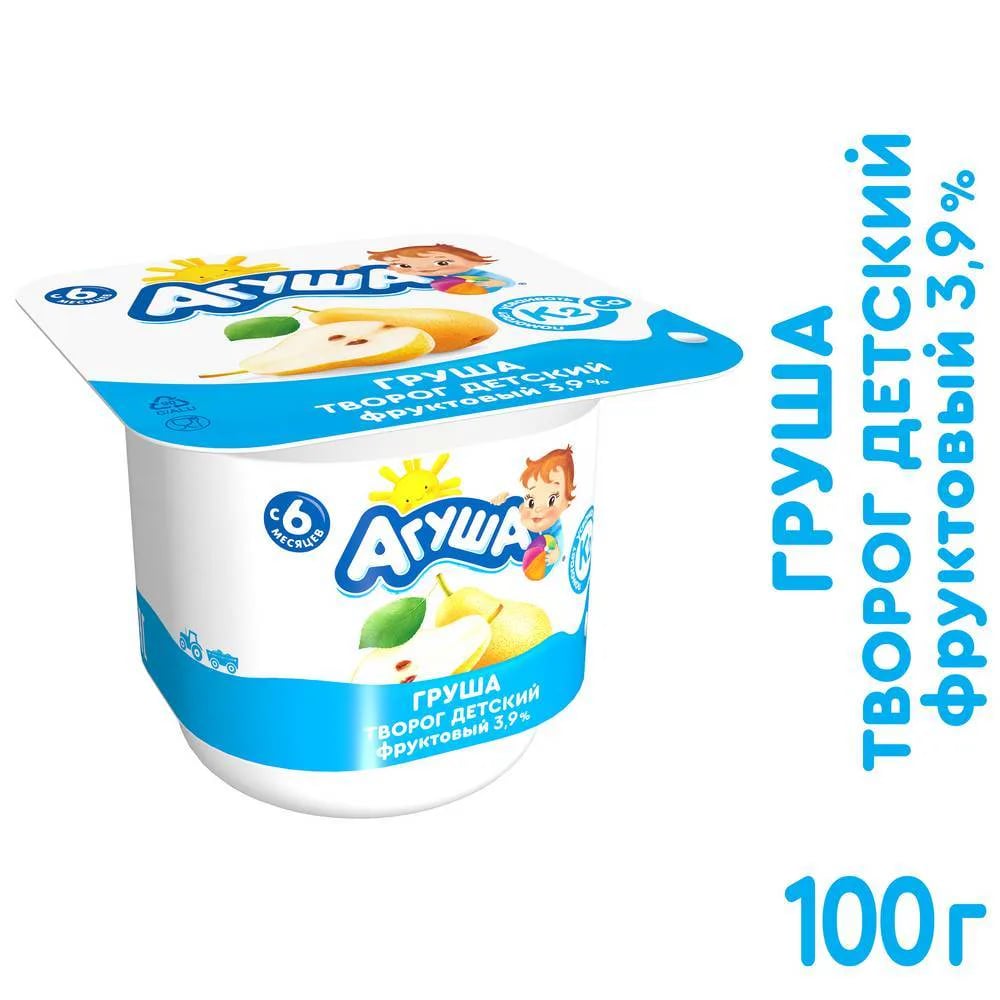 АГУША творог 100г ГРУША