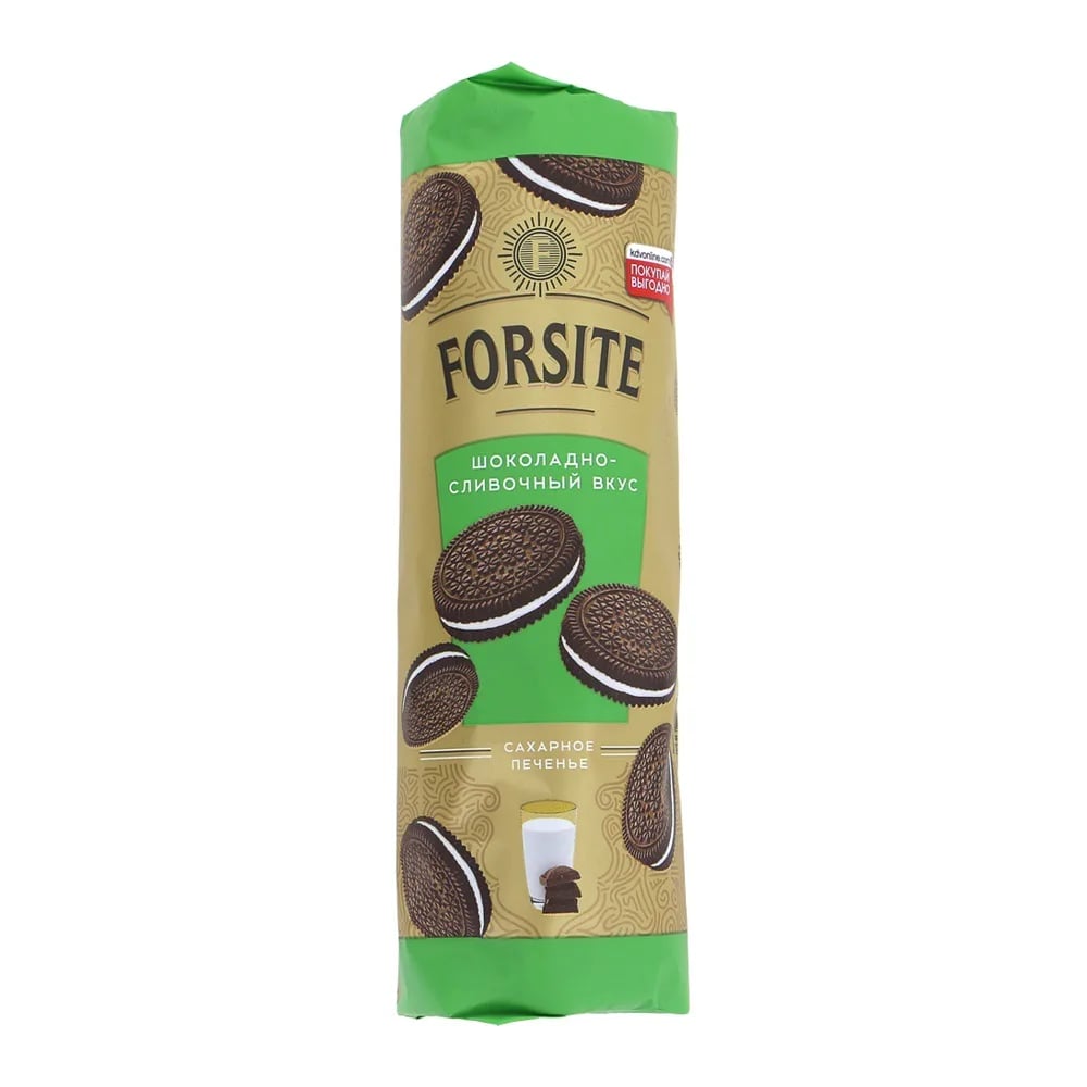 печенье сдобное FORSITE 220г шоколадно-сливочный вкус ЯШКИНО — фото 1