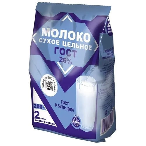молоко сухое 25% 300г ГОСТ