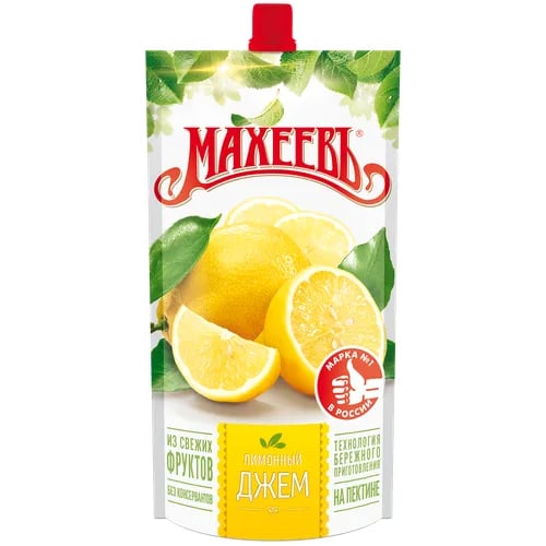 джем ЛИМОННЫЙ 300г дой-пак МАХЕЕВ