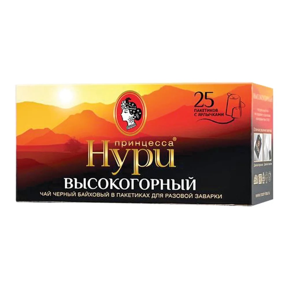 чай ПРИНЦЕССА НУРИ 2г*25 ВЫСОКОГОРНЫЙ Double