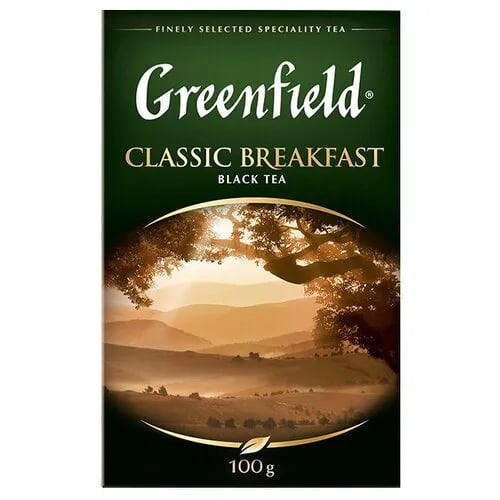 чай GREENFIELD черный 100г CLASSIC BREAKFAST — фото 1