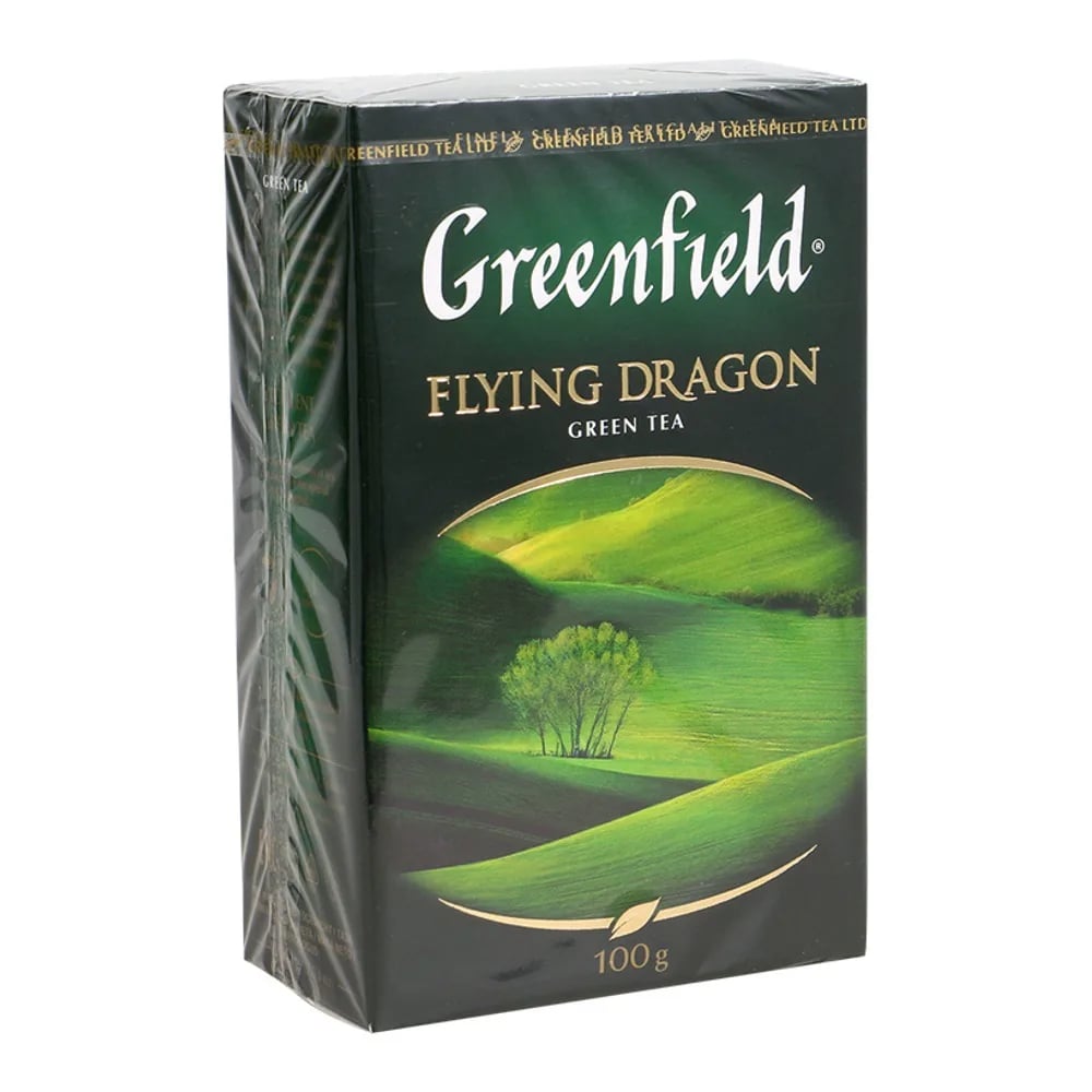 чай GREENFIELD зеленый 100г FLYING DRAGON — фото 1