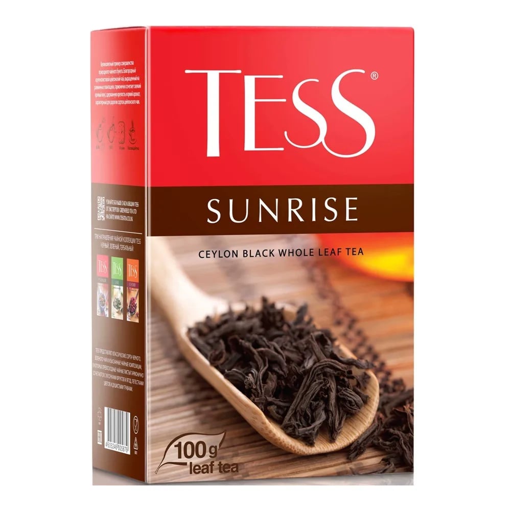 чай TESS 100г SUNRISE черный