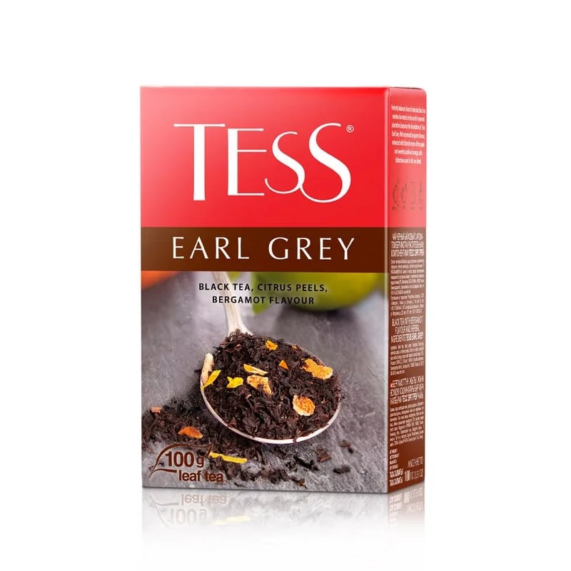 чай TESS 100г EARL GREY черный