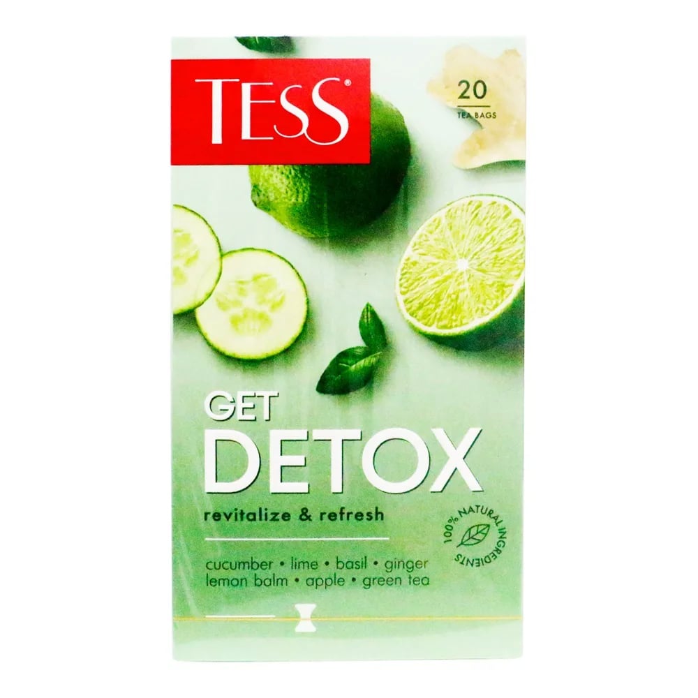 чай TESS 30гр ГЕТ ДЕТОКС 20п