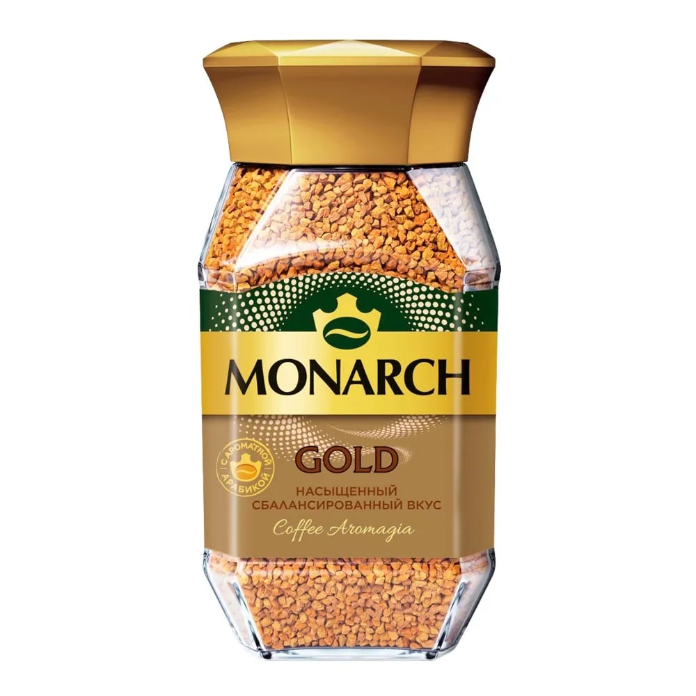 кофе ЯКОБС МОНАРХ 95г GOLD ст/б — фото 1