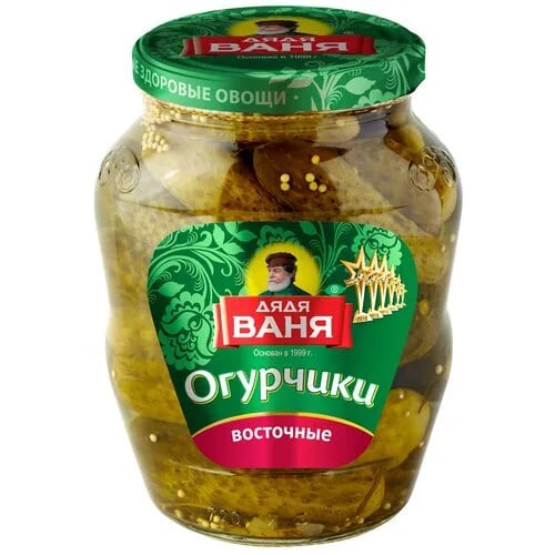 ДЯДЯ ВАНЯ огурчики ВОСТОЧНЫЕ марин 680г