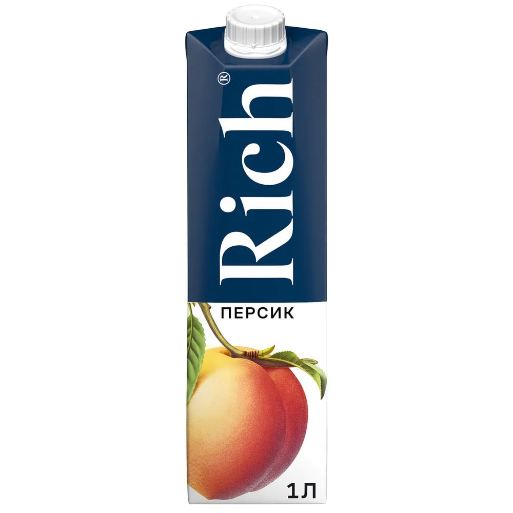 RICH нектар 1л персиковый
