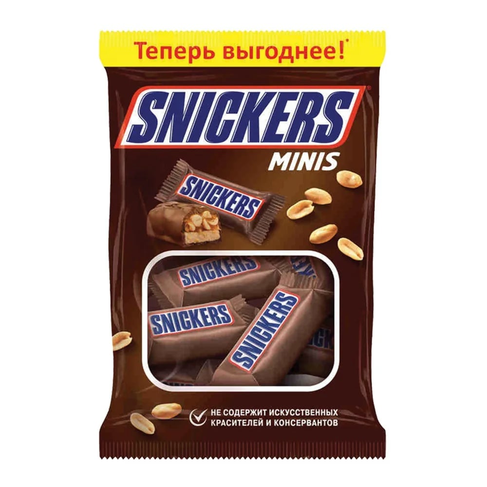 СНИКЕРС MINIS 180гр.