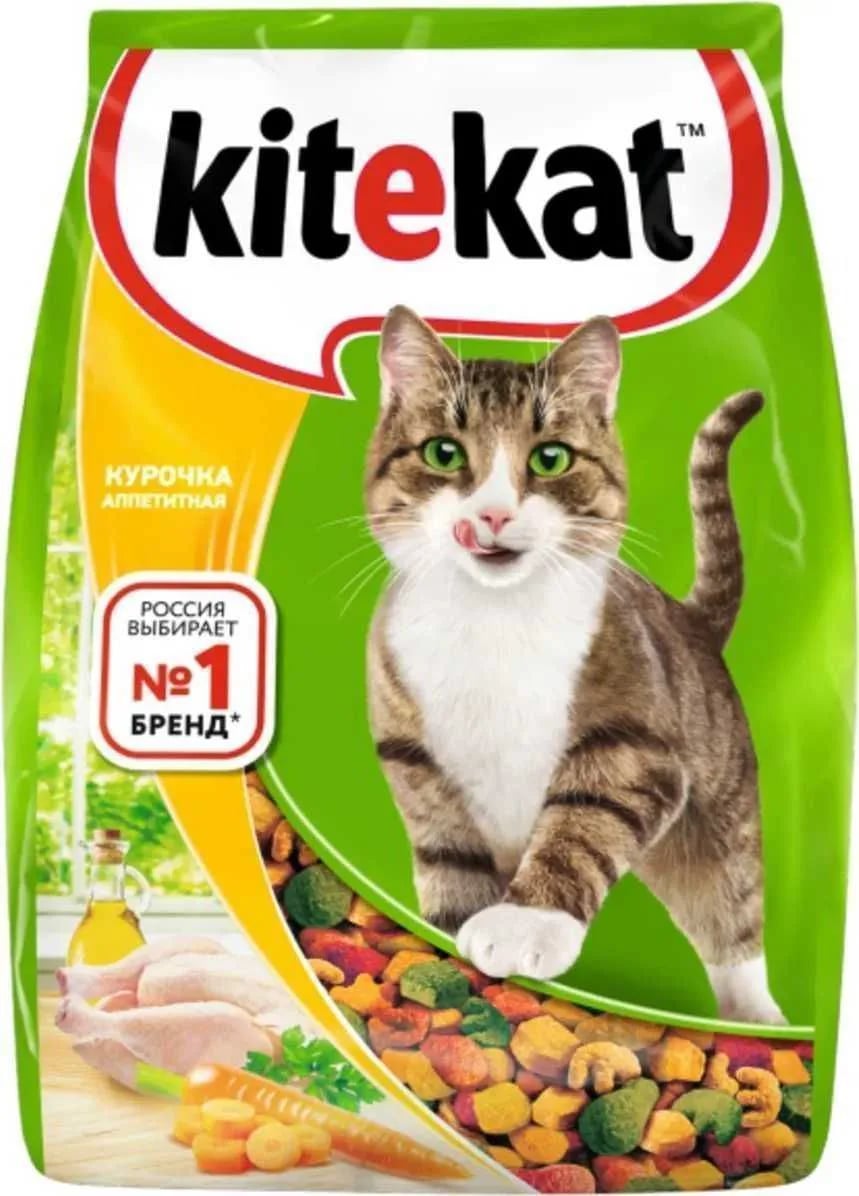 КИТЕКАТ корм д/взр кошек КУРОЧКА АППЕТИТНАЯ 350г — фото 1