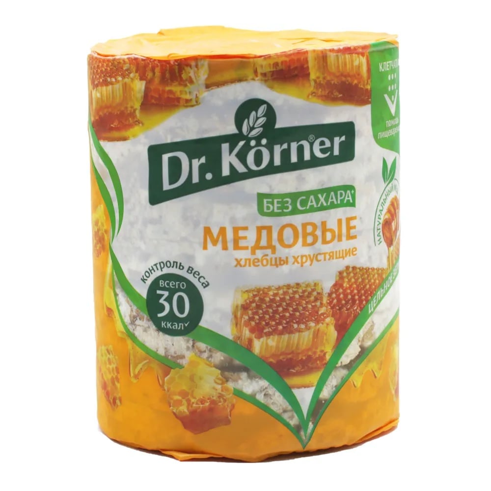 хлебцы 100гр ЗЛАКОВЫЙ КОКТЕЙЛЬ МЕДОВЫЙ Dr.Korner