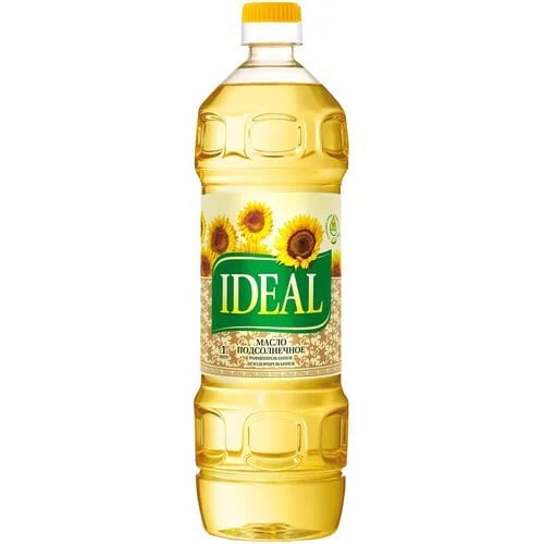 IDEAL масло подсолнечное 1л рафинированное