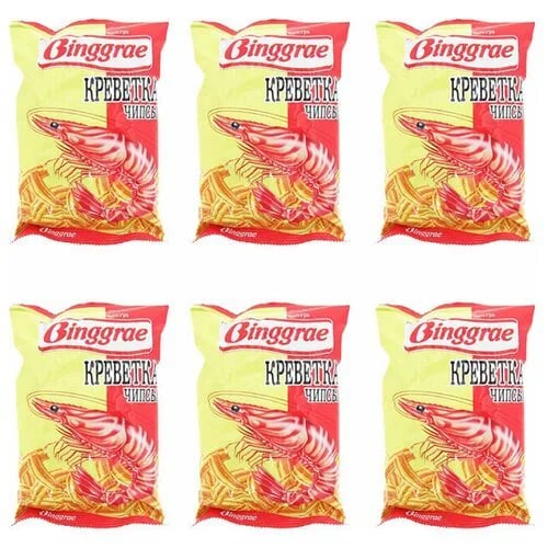 чипсы BINGGRAE 50г КРЕВЕТКА