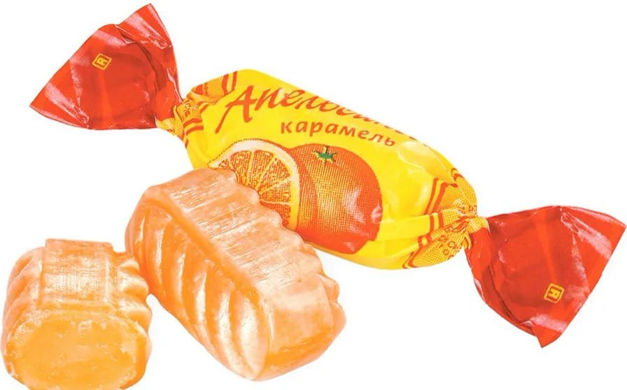 РОТ ФРОНТ карамель 250г АПЕЛЬСИНОВАЯ