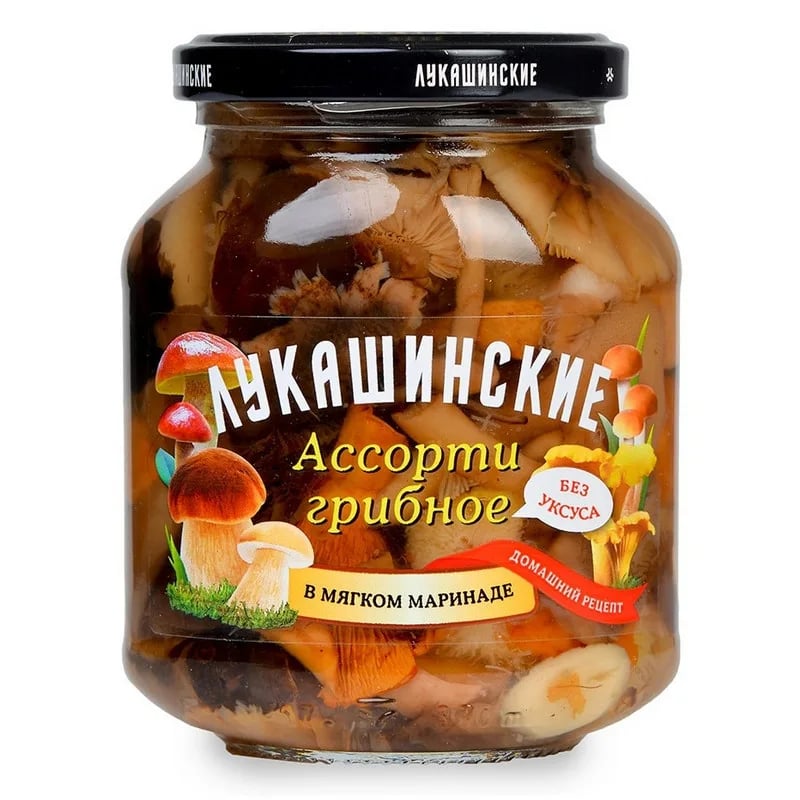 ЛУКАШИНСКИЕ АССОРТИ ГРИБНОЕ 340г