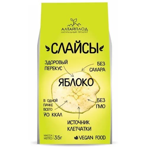 снеки 35г ЯБЛОКО СЛАЙС