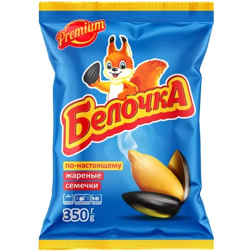 семечки жареные БЕЛОЧКА 350г