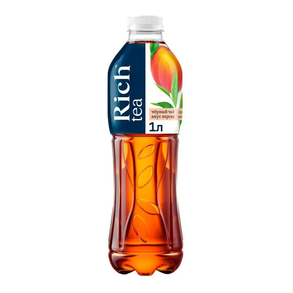 RICH чай 1л ПЕРСИК черный
