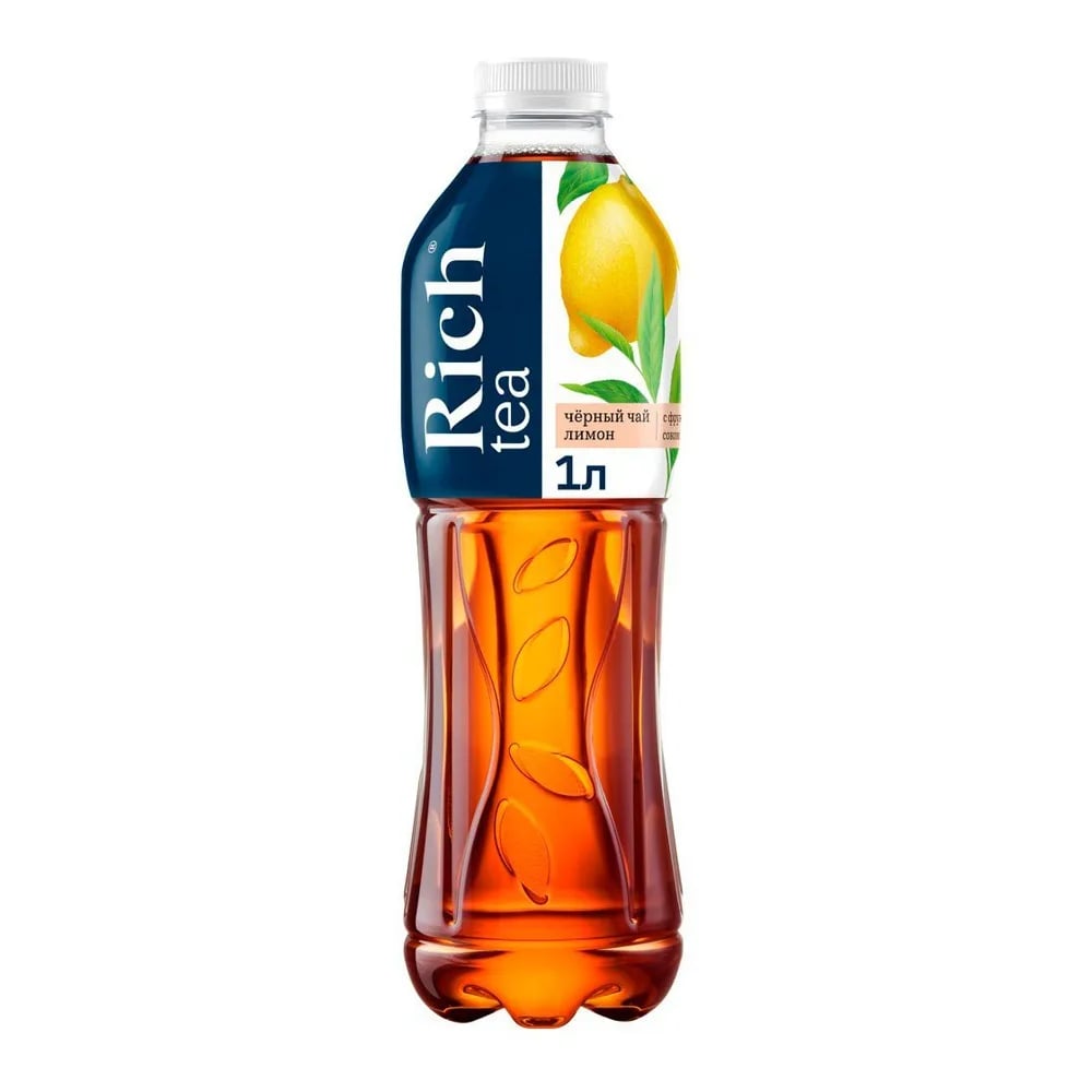 RICH чай 1л ЛИМОН черный