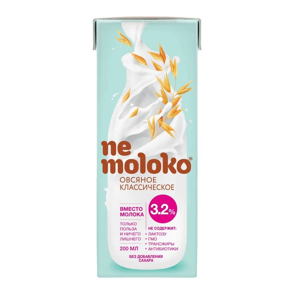 напиток NE MOLOKO 0.2л ОВСЯНЫЙ классический