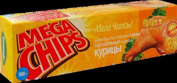 чипсы MEGA CHIPS 100г КУРИЦА — фото 1