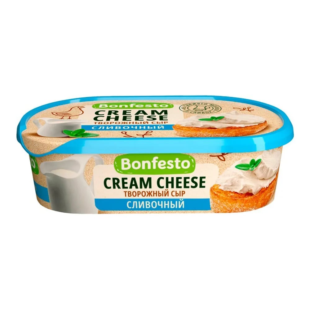 сыр творожный Bonfesto 140г СЛИВОЧНЫЙ