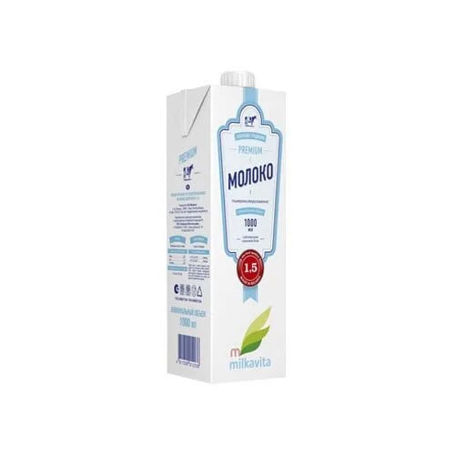 МИЛКАВИТА молоко 1,5% 1л ультрапастеризованное