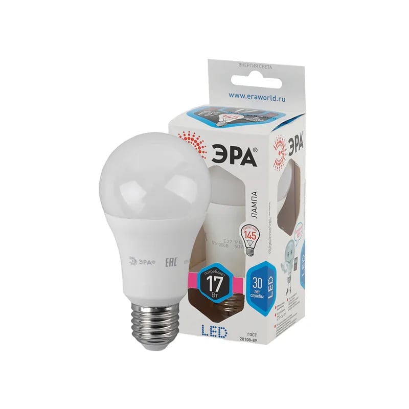 лампа светодиодная ЭРА 17 Вт Е 27 LED bright — фото 1