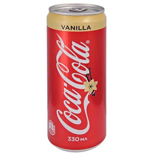КОКА-КОЛА 0,33л VANILLA ж/б — фото 1