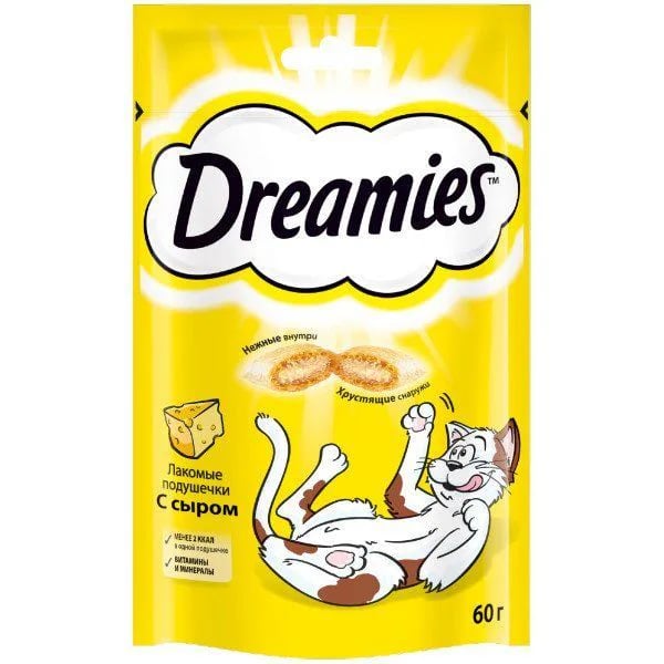 корм DREAMIES 60г С СЫРОМ — фото 1